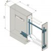 Accesorio Snello para módulo de 150 mm  con estantes Libell - Imagen 3