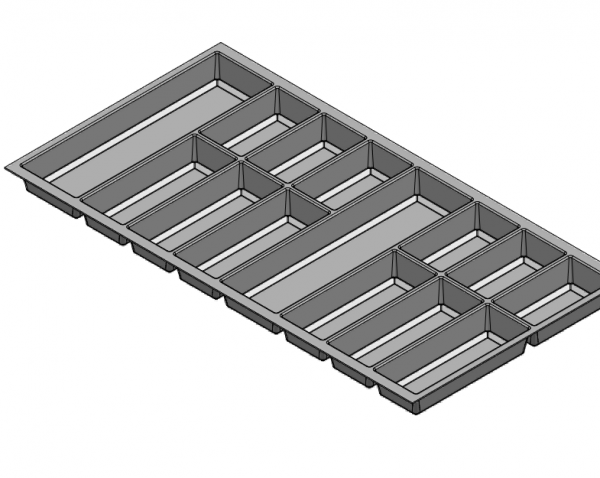 Cubertero para cajón de 1000 mm