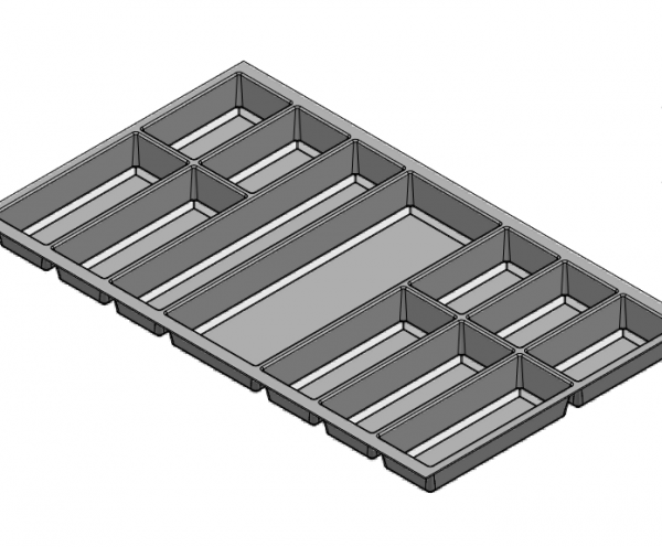 Cubertero para cajón de 900 mm.